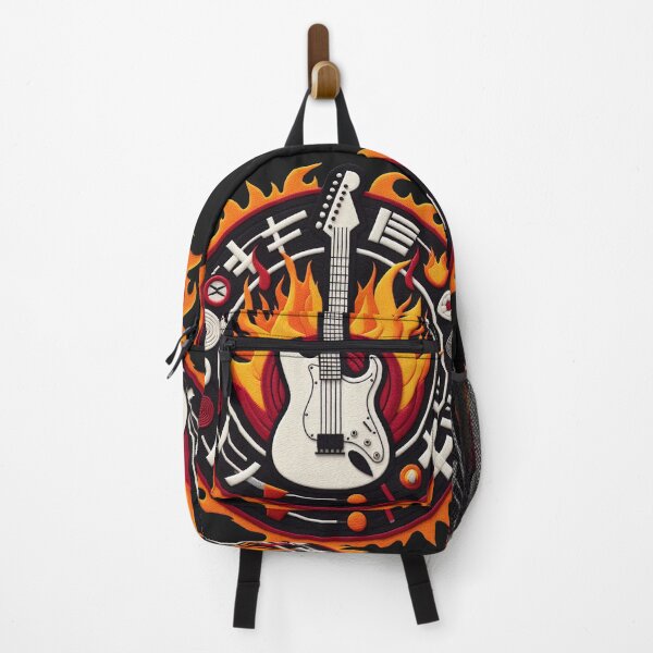 Item preview, Electric Guitar Felt Embroidery Flames Effect designed and sold by GALUMARKET.