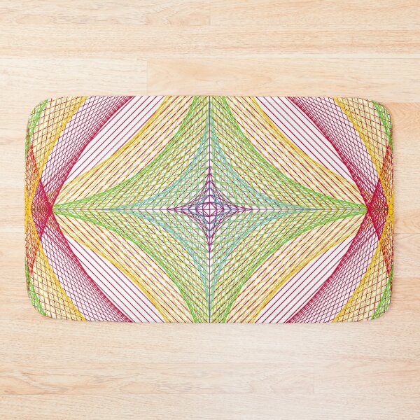 Item preview, Rectangular Pattern #4 Morph C Back [16011-PBCGYR-WB] designed and sold by LottMultimedia.