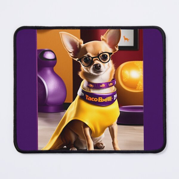Item preview, Colorful Quiero Taco Bell Chihuahua Super Dog #tacobell designed and sold by Earth Nature Creations.