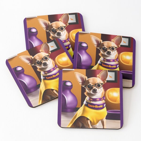 Item preview, Colorful Quiero Taco Bell Chihuahua Super Dog #tacobell  designed and sold by Earth Nature Creations.