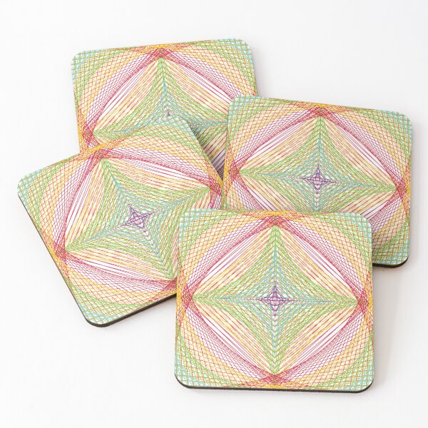 Item preview, Rectangular Pattern #4 Morph C Back [16026-PBCGYR-WB] designed and sold by LottMultimedia.