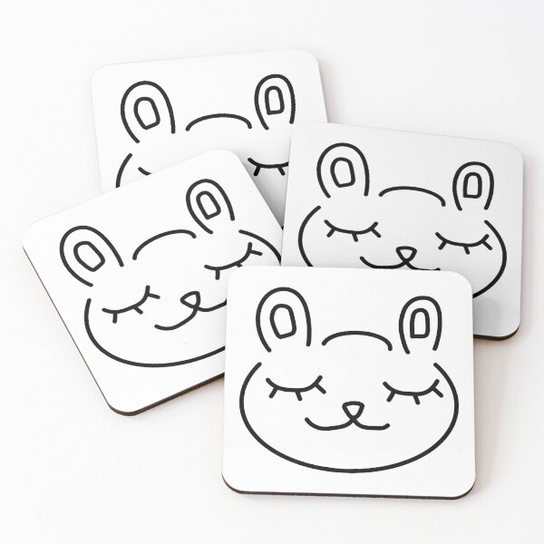 Item preview, Cute bunny sleeping smile designed and sold by lukked.