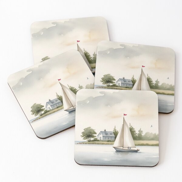 Item preview, Sailing in the Bay - Artwork for the home or office designed and sold by Daniel Wampler.