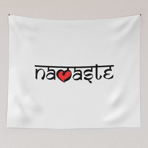 Item preview, Love Yoga: Sanskrit Namaste Heart <3 designed and sold by NameThatShirt.