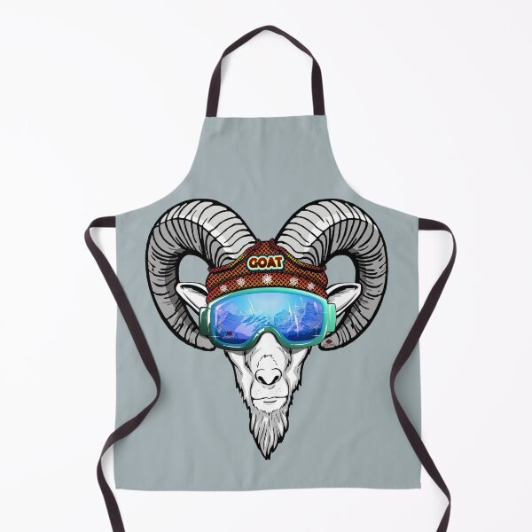 Item preview, Goat Cool skiing helmet mountains designed and sold by antonietta40.