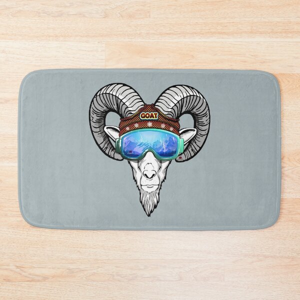 Item preview, Goat Cool skiing helmet mountains designed and sold by antonietta40.