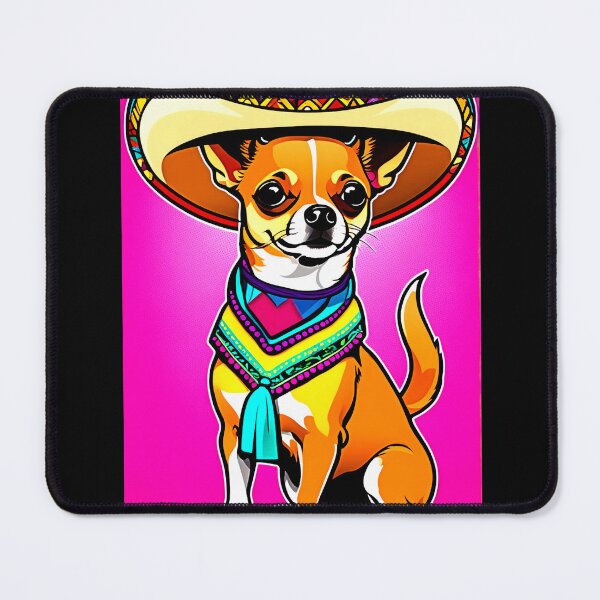 Item preview, Vibrant Quiero Taco Bell Chihuahua Dog #tacobell designed and sold by Earth Nature Creations.