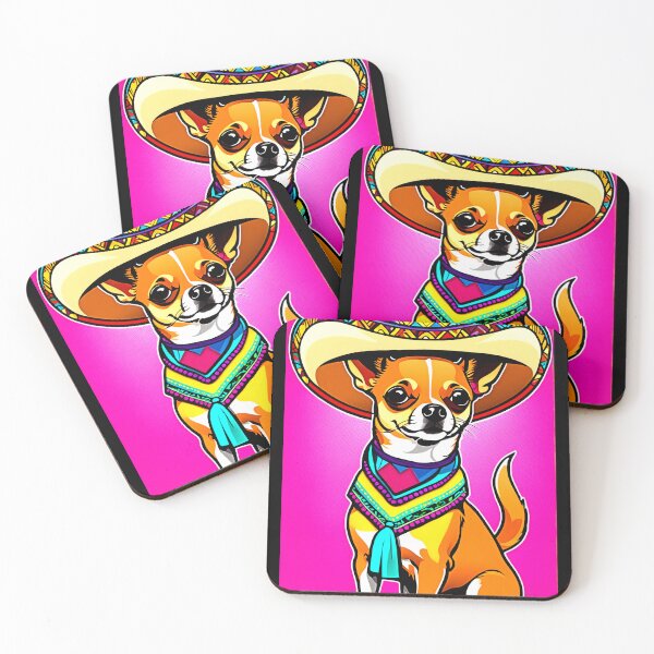 Item preview, Vibrant Quiero Taco Bell Chihuahua Dog #tacobell  designed and sold by Earth Nature Creations.
