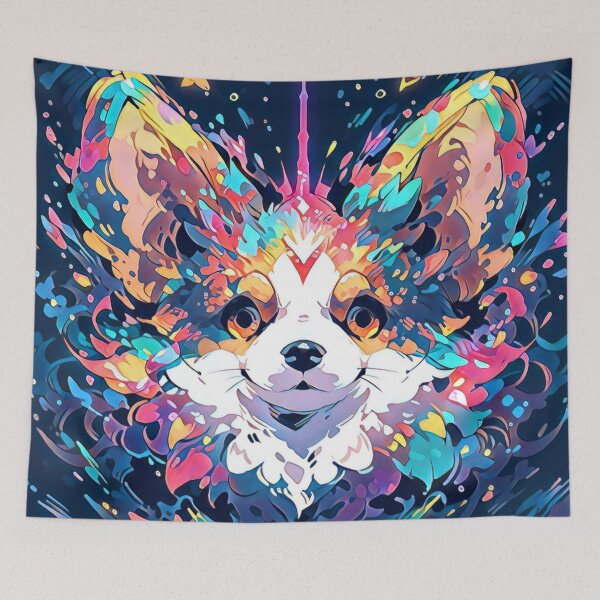 Item preview, Abstract Corgi Art designed and sold by TheAnimalZ00.
