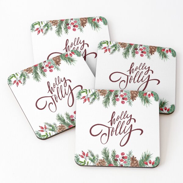 Item preview, Holly jolly designed and sold by CreativaNook.