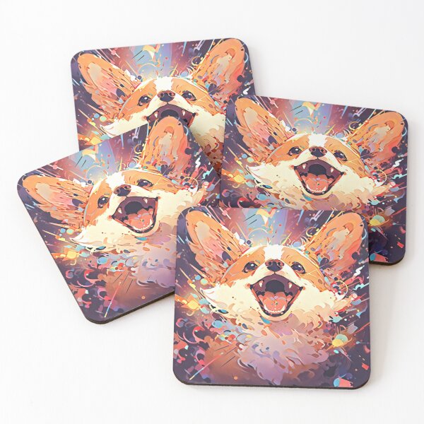 Item preview, Abstract Corgi Dog Art designed and sold by TheAnimalZ00.