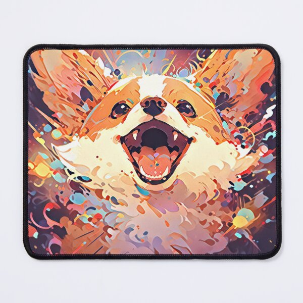 Item preview, Abstract Corgi Dog Art designed and sold by TheAnimalZ00.