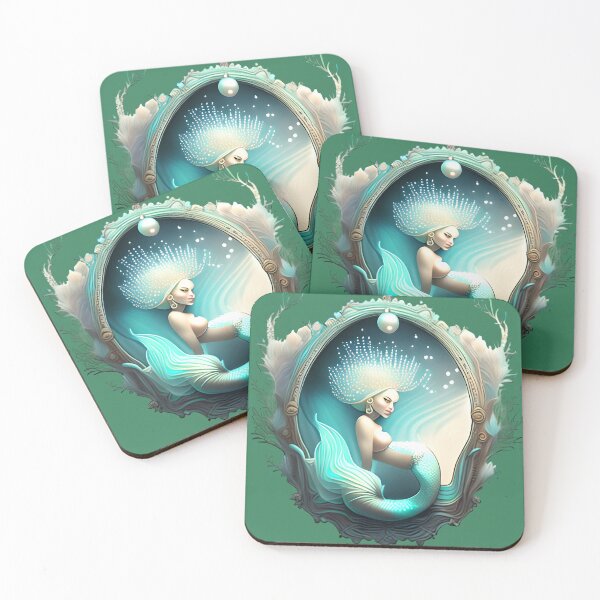 Item preview, Mermaid mirror designed and sold by ediefrances.