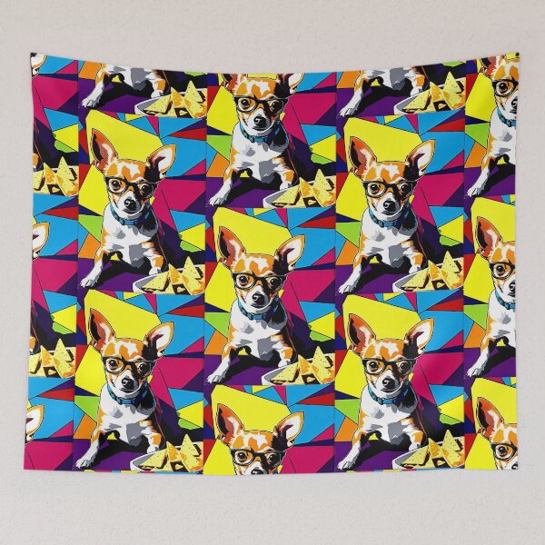 Item preview, Nerdy Quiero Taco Bell Chihuahua Dog #tacobell  designed and sold by Earth Nature Creations.