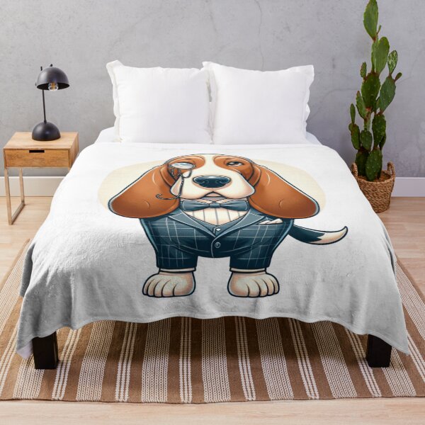 Item preview, Classy Basset Hound  designed and sold by CharmStudio.