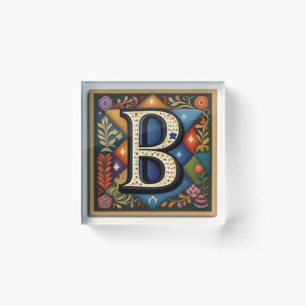 Artikelvorschau, Patchwork-Buchstabe B entworfen und verkauft von Roxburylane.