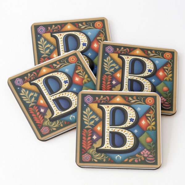 Artikelvorschau, Patchwork-Buchstabe B entworfen und verkauft von Roxburylane.