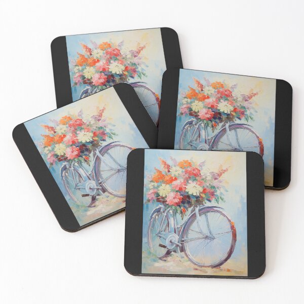 Item preview, Flowers On Bicycle designed and sold by CamilleNorris.