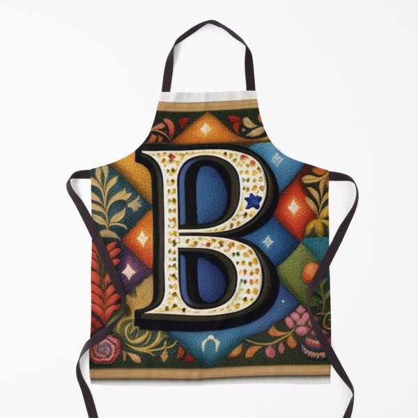 Item preview, Patchwork letter B designed and sold by Roxburylane.