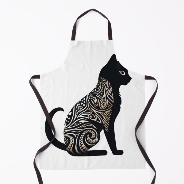 Item preview, Cat silhouet adorned with classic designed and sold by KandaShopTH.