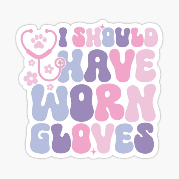 Item preview, I should have worn gloves designed and sold by hautehub.