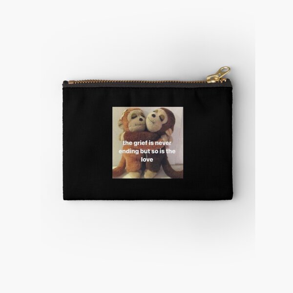 Item preview, the grief is never ending but so is the love monkey meme funny positivity silly kitty hopecore designed and sold by bubbleiel.
