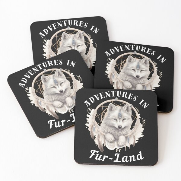 Item preview, Adventures In Fur-Land. fox quote designed and sold by FoxVibes.
