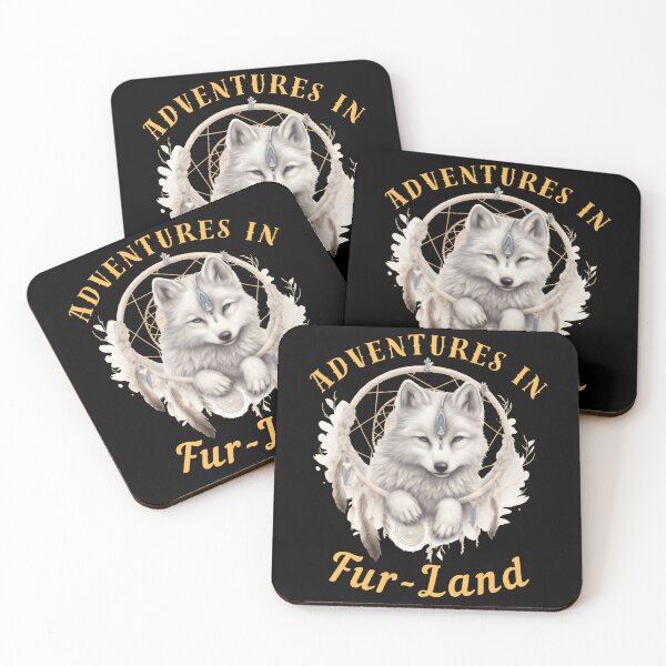 Item preview, Adventures In Fur-Land. fox saying designed and sold by FoxVibes.