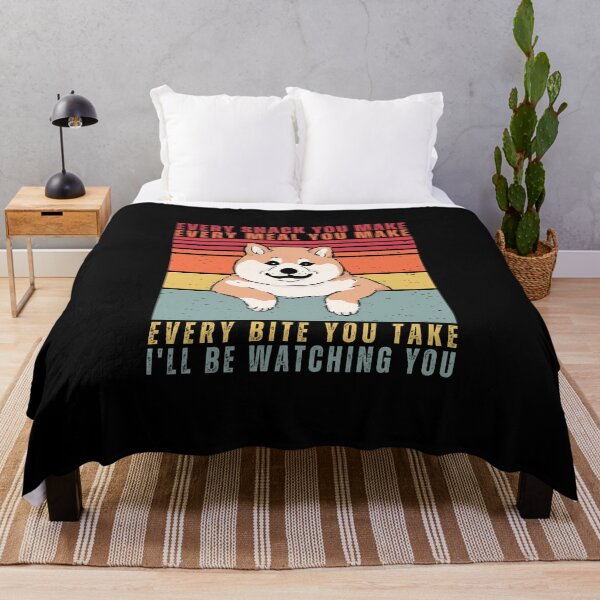 Item preview, Funny Shiba Dog Lover - Every Snack You Make, Every Meal You Bake, Every Bite You Take, I ll Be Watching You designed and sold by patternjp.