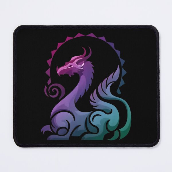 Item preview, Abstract Stylish Purple Dragon Gradient Logo  designed and sold by DragonRealms.