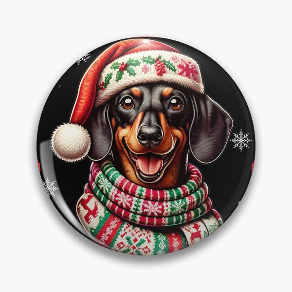 Item preview, Merry Woofmas | Happy Dachshund ' Doxie' Dog Christmas Sweater designed and sold by TheMostLikely.