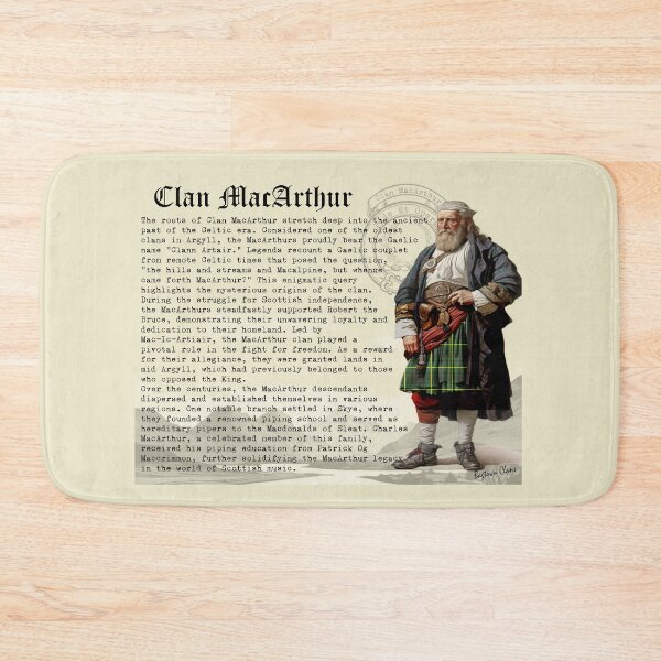 Item preview, Clan MacArthur Scottish History  designed and sold by BagTown Clans.