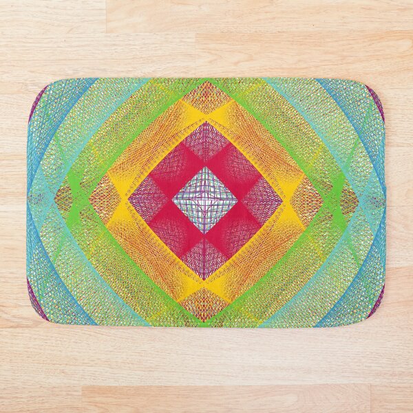 Item preview, Rectangular Pattern #4 Morph C Back [16604-PBCGYR-WB] designed and sold by LottMultimedia.