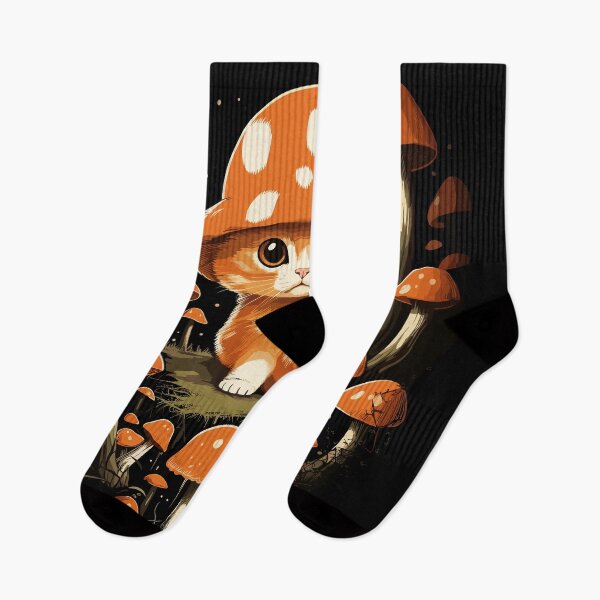 Item preview, Tater Tot Cat the Mushroom Lover designed and sold by MushMagicWear.