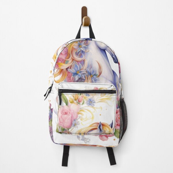 Item preview, Watercolor paining of Unicorns surrounded by classic designed and sold by KandaShopTH.