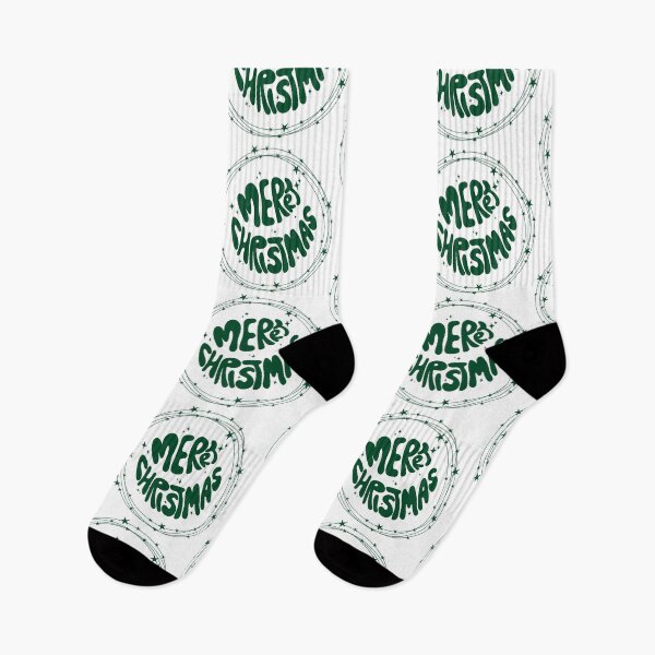 Item preview, Merry Christmas stars green xmas designed and sold by CreativaNook.