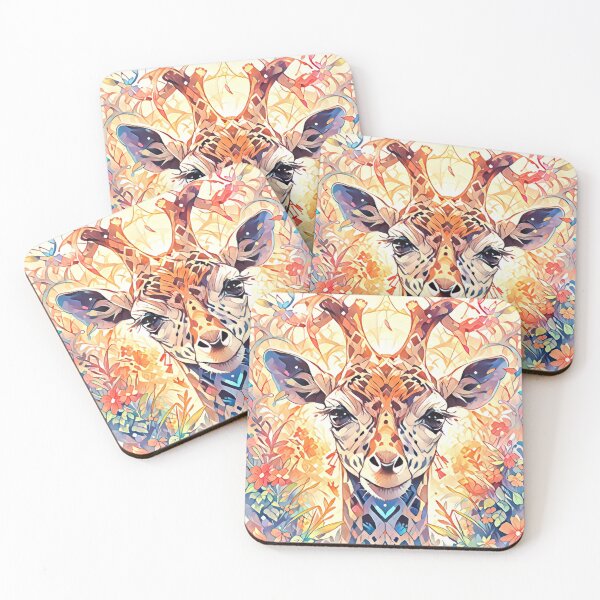 Item preview, Whimsical Giraffe Art designed and sold by TheAnimalZ00.