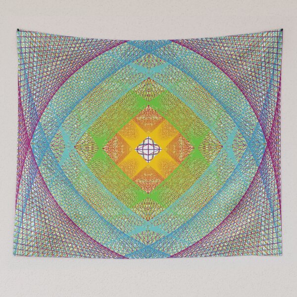 Artikelvorschau, Rectangular Pattern #4 Morph C Back [16811-PBCGYR-WB] entworfen und verkauft von LottMultimedia.