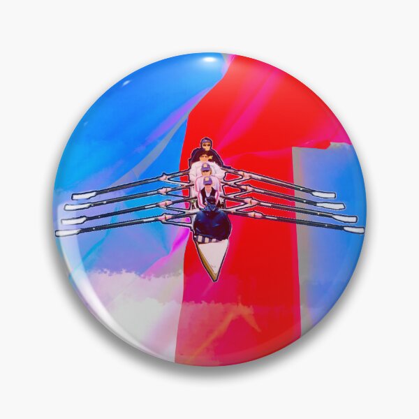 Item preview, Rowers Rowing in Red, White and Blue designed and sold by Michael van der Hoorn.