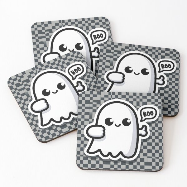 Item preview, Cute Ghostly Greeting designed and sold by inkArtistryfine.