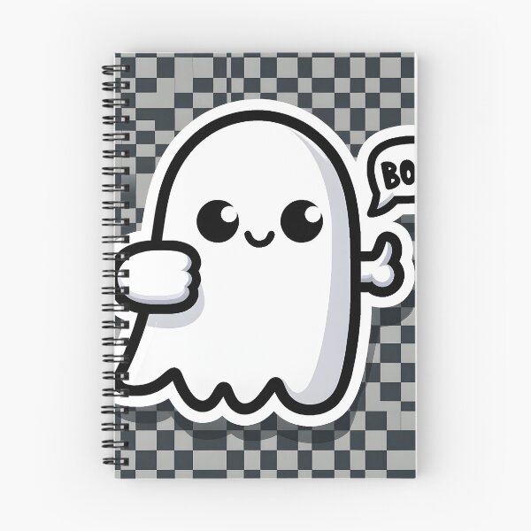 Item preview, Cute Ghostly Greeting designed and sold by inkArtistryfine.