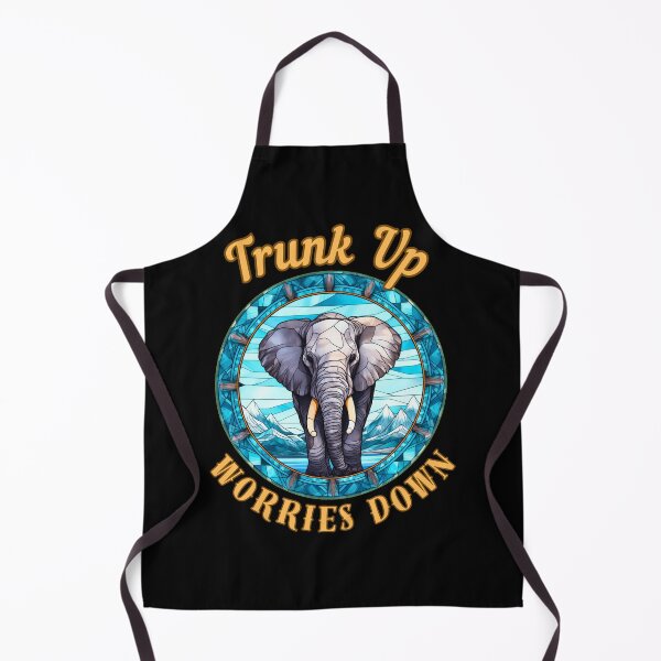 Item preview, Trunk Up, Worries Down. elephant lover designed and sold by ElephantVibes.