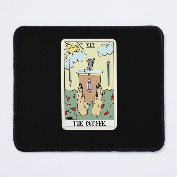 Item preview, The Coffee Tarot Card Coffee Lover Caffeinated Witchy Hand designed and sold by taaddison50.