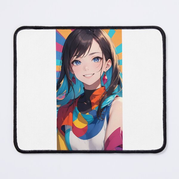 Item preview, Blue Eyes Aesthetic Girl With Red Earrings designed and sold by JohnTitor2023.