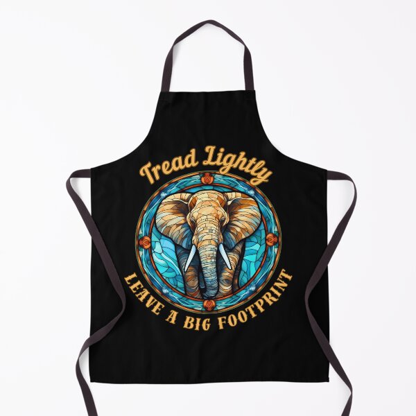 Item preview, Tread Lightly, Leave A Big Footprint. elephant lover designed and sold by ElephantVibes.
