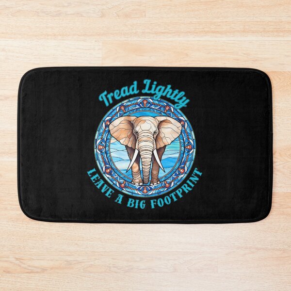 Item preview, Tread Lightly, Leave A Big Footprint. adorable elephant designed and sold by ElephantVibes.