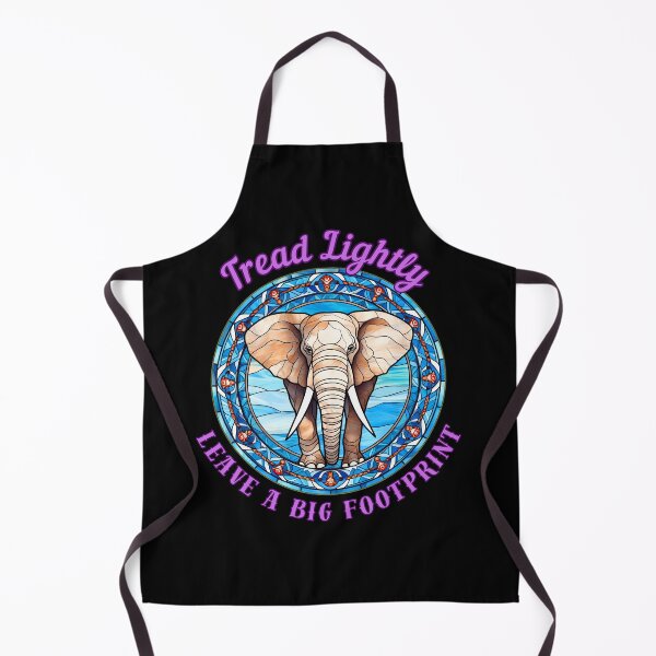 Item preview, Tread Lightly, Leave A Big Footprint. elephant quote designed and sold by ElephantVibes.