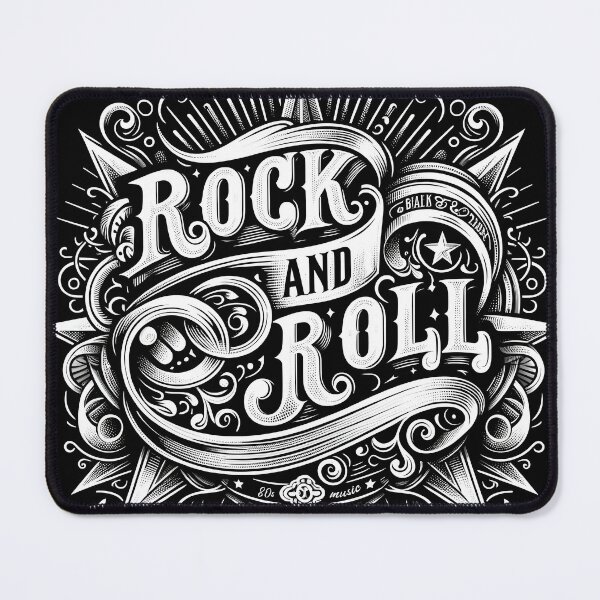 Item preview, Classic Rock and Roll Typography designed and sold by inkArtistryfine.