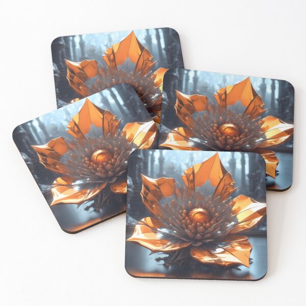 Item preview, Metallic Glass Crystal Flower designed and sold by TheArtOfPat.