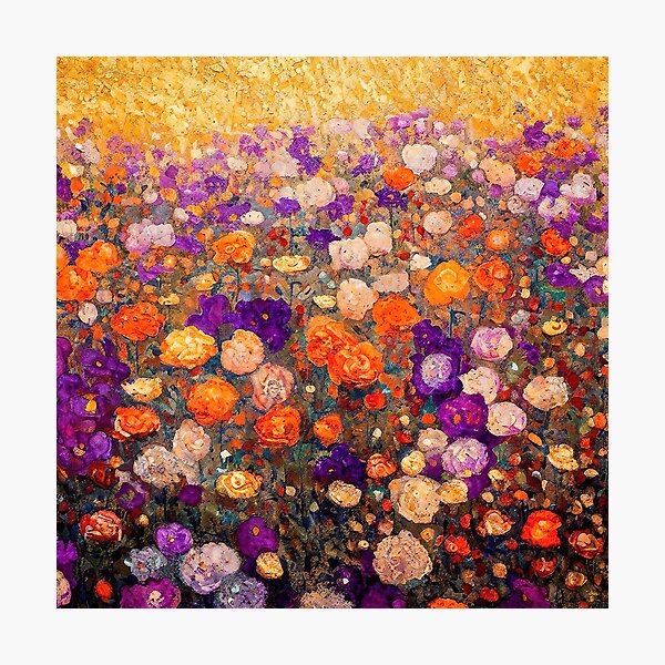 Item preview, Gustav Klimt - Jardin de fleurs designed and sold by maniacfitness.